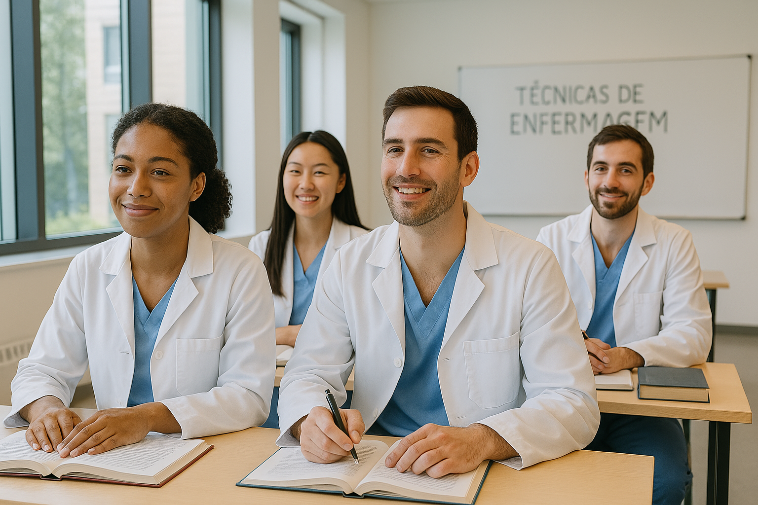 Grupo de estudantes